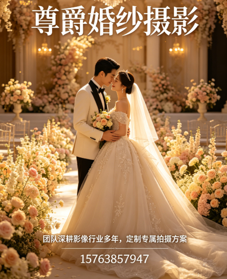 尊爵婚纱摄影滨州线上分站